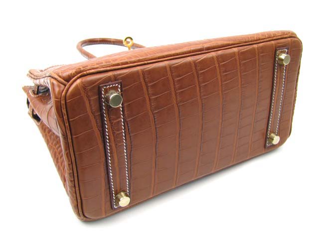 エルメス バーキン25(アリゲーターマット/フォブ)